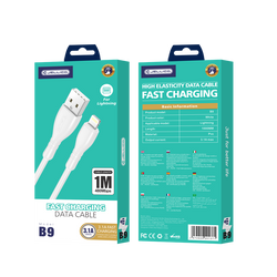 JELLICO cable B9 Lightning 3.1A 1M White