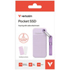 Dysk Zewnętrzny Verbatim Pocket SSD 2TB  USB-C 3.2 gen.2 biały-fioletowy 32323