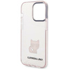 Etui Karl Lagerfeld Choupette Body na iPhone 14 Pro 6,1" - różowe