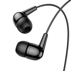 Słuchawki przewodowe douszne USB C Hoco M97 czarne