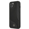Mercedes MEHCP13MCDOBK iPhone 13 / 14/ 15 6.1" czarny/black hardcase Leather Perforated Area