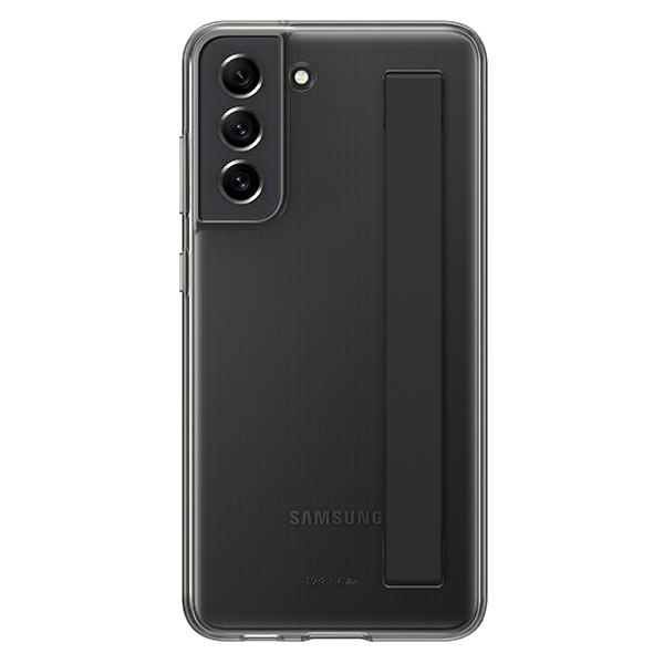 Samsung Galaxy S21 FE Clear Strap Cover TRANSPARENT DARK GRAY