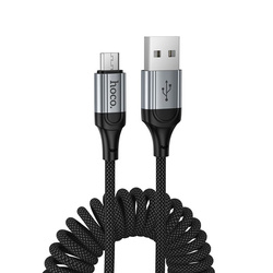 Kabel USB A do Micro USB Hoco 2,4A 1,5 m X121 czarny