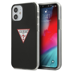 Guess GUHCP12SPCUCTLBK iPhone12 mini 5,4" czarny/black hardcase Triangle Collection