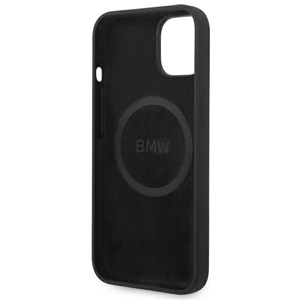 Case BMW BMHMP14MSLBLBK iPhone 14 Plus 6.7 "black / black hardcase Silicone Signature Logo Magsafe