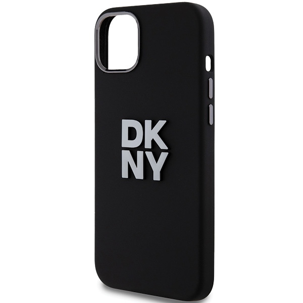 DKNY DKHCP15MSMCBSK iPhone 15 Plus / 14Plus 6.7" czarny/black hardcase Liquid Silicone Metal Logo