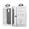Guess GUHCP13MPSATLG iPhone 13 / 14 / 156.1" srebrny/silver hardcase SaffianoTriangle Logo