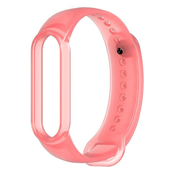 ZAMIENNA SILIKONOWA OPASKA XIAOMI MI BAND 5 CZERWONY