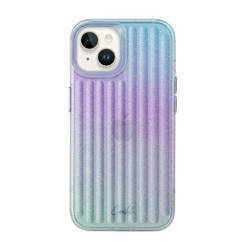 Etui Uniq Coehl Linear na iPhone 14 - różowo-niebieskie