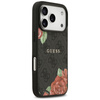 Etui Guess 4G Flowers Print MagSafe do   iPhone 17 Pro Max czarny