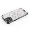 HONEYCOMB CASE FOR IPHONE 14 PLUS ARMORED HYBRID COVER BLACK