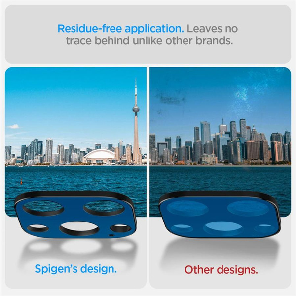 Osłona aparatu Spigen Optik.tR Camera Protector na iPhone 14 Pro / Pro Max / 15 Pro / Pro Max  / 16 Pro / Pro Max- czarna 2 szt.