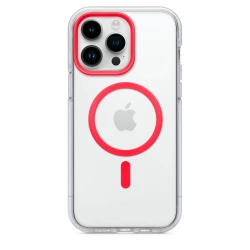 T21-10050 Tech21 FlexQuartz w/MagSafe for iPhone 14 Pro - Red