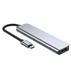 TECH-PROTECT V4-HUB ADAPTER 6IN1 GREY