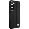 Etui BMW Leather Textured & Stripe na Samsung Galaxy S23+ - czarne