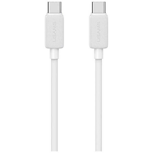 Kabel USAMS KY Series US-SJ696 60W USB-C do USB-C 2m biały