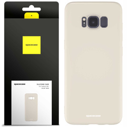 Spacecase Etui Silicone Case Galaxy S8+ bone