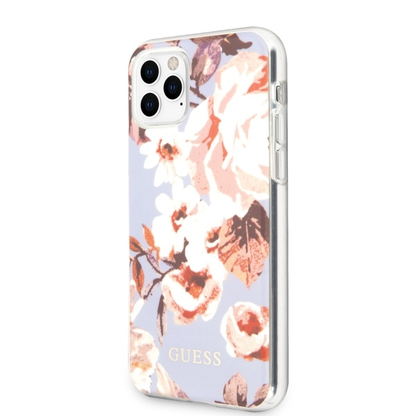 Guess GUHCN65IMLFL02 iPhone 11 Pro Maxliliowy/lilac N°2 Flower Collection
