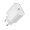JELLICO wall charger EU53 PD 30W 1xUSB-C + cable USB-C - USB-C White