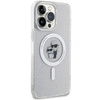 Karl Lagerfeld KLHMP14XHGKCNOT case for iPhone 14 Pro Max 6.7" - transparent hardcase Karl&amp;Choupette Glitter MagSafe