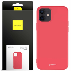 Spacecase Etui Silicone Case iPhone 12 Mini red