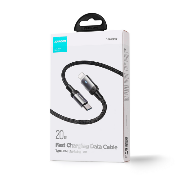 Kabel Joyroom Extraordinary Series A10 Lightning / USB-C PD 20W 1.2 m - czarny