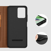 DUX DUCIS SKIN X2 CASE FOR XIAOMI REDMI NOTE 12 5G / POCO X5 5G COVER FLIP WALLET STAND BROWN