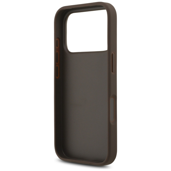Etui Guess 4G Strap 4G Classic Logo do   iPhone 17 Pro brązowy