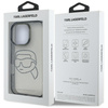 Etui Karl Lagerfeld IML Rhinestones Karl  Head do iPhone 16 Pro czarny