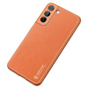 DUX DUCIS YOLO ELEGANT COVER MADE OF ECOLOGICAL LEATHER FOR SAMSUNG GALAXY S22 + (S22 PLUS) ORANGE