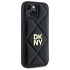 DKNY DKHCP15SPQDSLK iPhone 15 6.1"       czarny/black Quilted Stack Logo