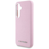 Etui Karl Lagerfeld Saffiano Full         Wrapped Elongated Metal Logo MagSafe do Samsung Galaxy S25 różowy