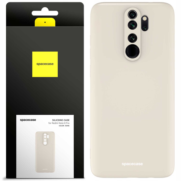 Spacecase Etui Silicone Case Redmi Note 8 Pro bone