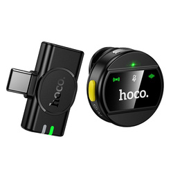 Mikrofon bezpzewodowy USB C Hoco L21 czarny