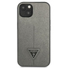Guess GUHCP13MPSATLG iPhone 13 / 14 / 156.1" srebrny/silver hardcase SaffianoTriangle Logo