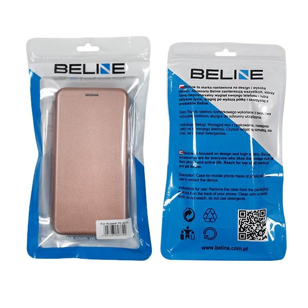 Beline etui Book Magnetic Oppo A52różowo złoty/rose gold