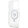 Karl Lagerfeld KLHMP15XHMRSCHH iPhone 15 Pro Max 6.7" white/white hardcase Ring Stand Choupette Head MagSafe