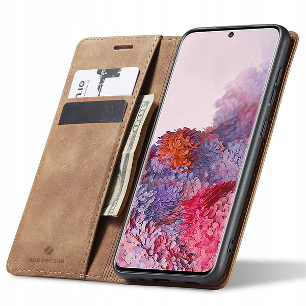 Spacecase Etui Wallet Galaxy S20+ light brown