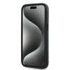 KARL LAGERFELD KLHCP13MPQDSMGK IPHONE 13 6.1" BLACK/BLACK HARDCASE DIAGONAL QUILTED SCRIPT