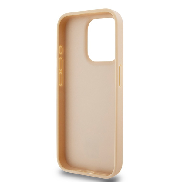 DKNY DKHCP15XPCPTSSP iPhone 15 Pro Max6.7" różowy/pink hardcase Leather Checkered Mono Pattern & Printed Stripes