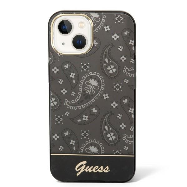 Guess GUHCP14MHGBNHK iPhone 14 Plus / 15 Plus 6.7" czarny/black hardcase Bandana Paisley