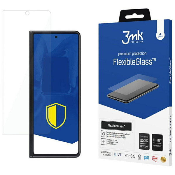 Szkło hybrydowe 3MK FlexibleGlass do     Samsung Galaxy Z Fold 3 5G (Front)