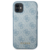 Guess GUHCN61G4GFBL iPhone 11 6,1"niebieski/blue hard case 4G Metal Gold Logo