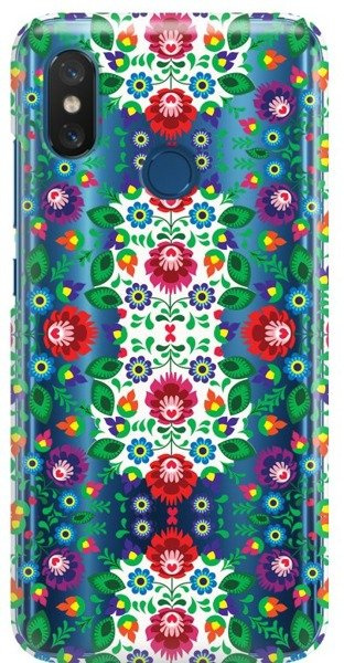 FUNNY CASE OVERPRINT FOLK FLOWERS XIAOMI MI 8