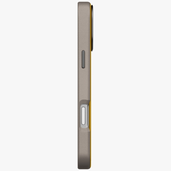 Etui UNIQ Lyden DS do iPhone 17 Pro Max  Magclick Charging zółto/szary