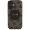 Etui Guess 4G Circle Classic Logo        MagSafe do iPhone 16 brązowy