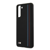 Etui BMW BMHCS21MSIVTBK S21+ G996  czarny/black Silicone Stripes M Collection