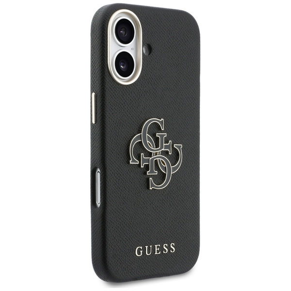 Etui Guess FW Resin Logo do iPhone 17    czarny