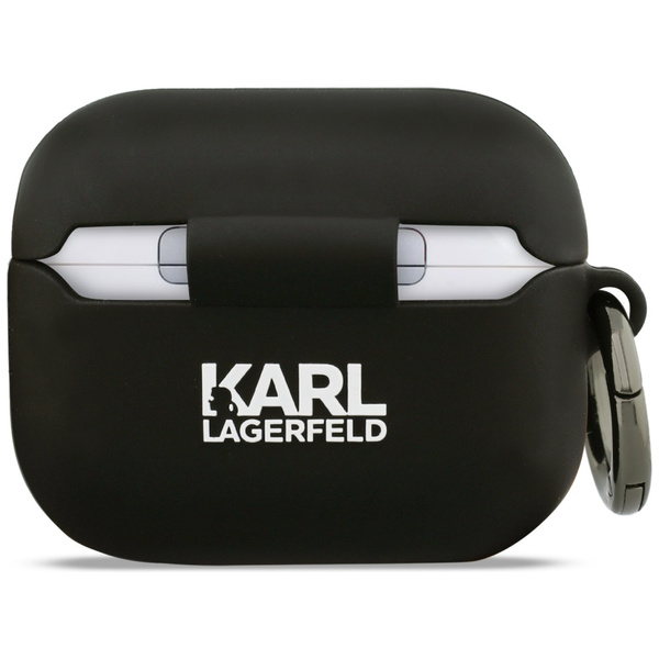 Etui Karl Lagerfeld Silicone Choupette   Head 3D do AirPods Pro 3 czarny