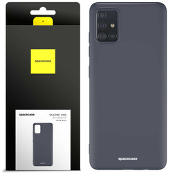 Spacecase Etui Silicone Case Galaxy A71 black
